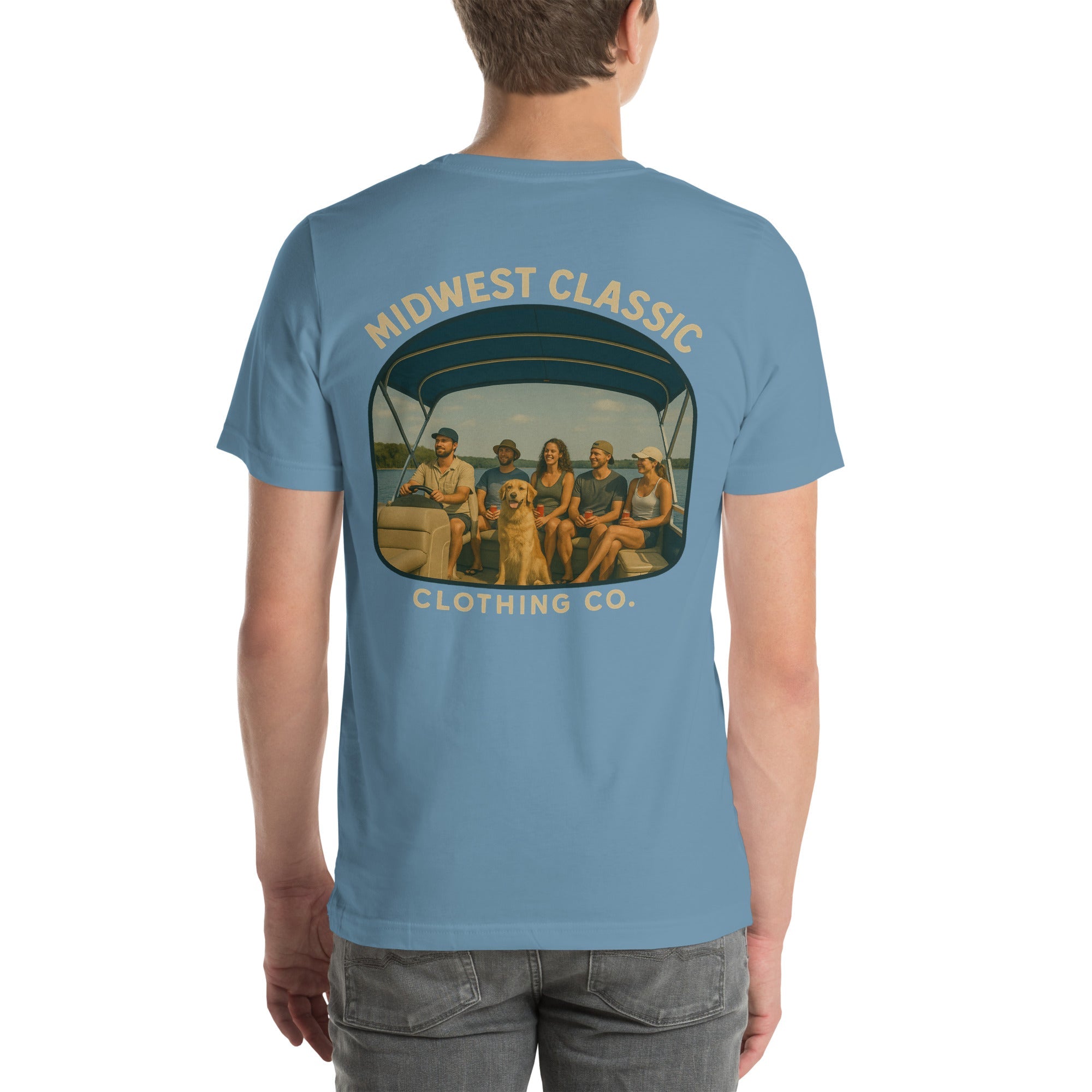 En la camiseta de Pontoon