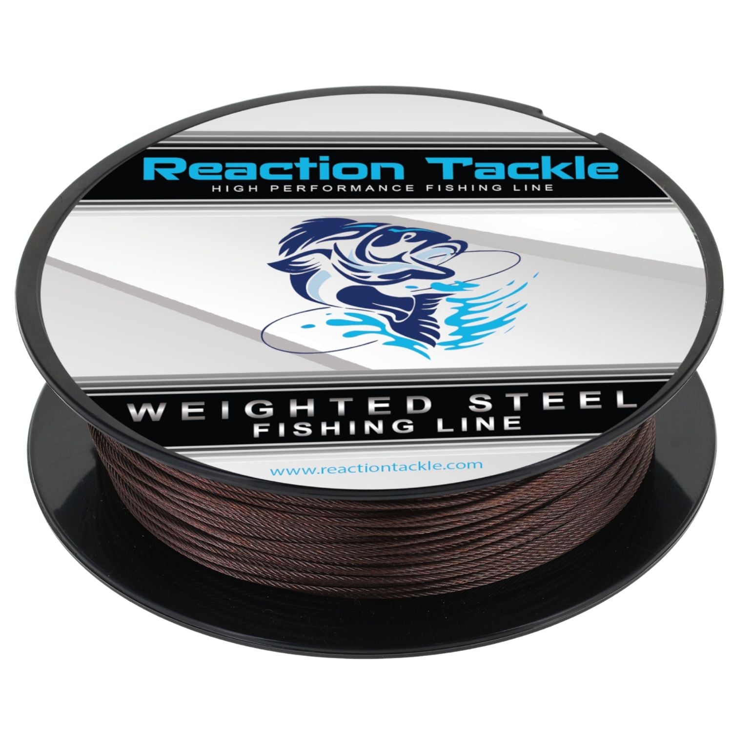 Línea de pesca con peso de acero inoxidable Reaction Tackle de 45 lb - Alambre de pesca con peso premium - Nuevo