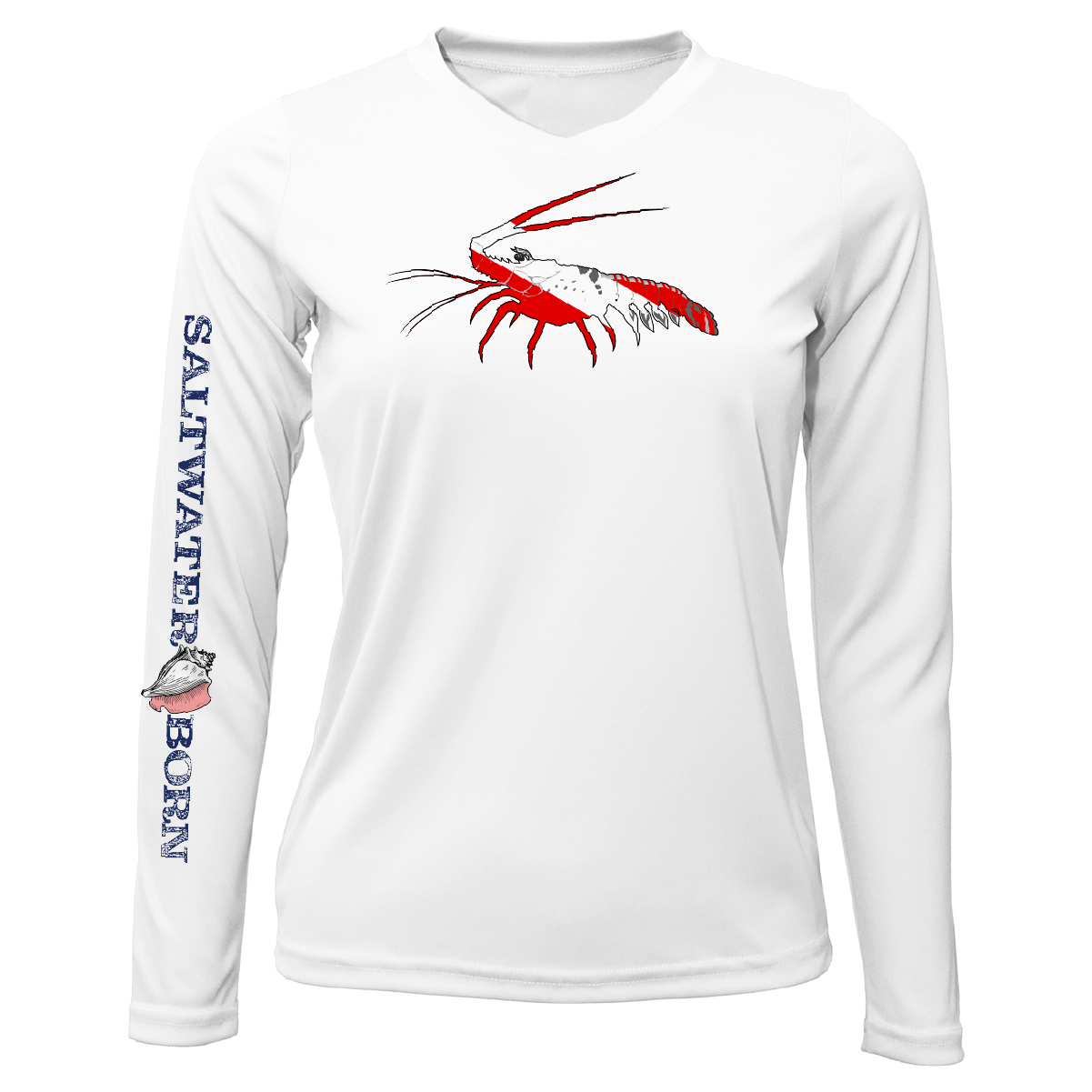 Florida Lobster Long Sleeve UPF 50+ Dry-Fit Shirt