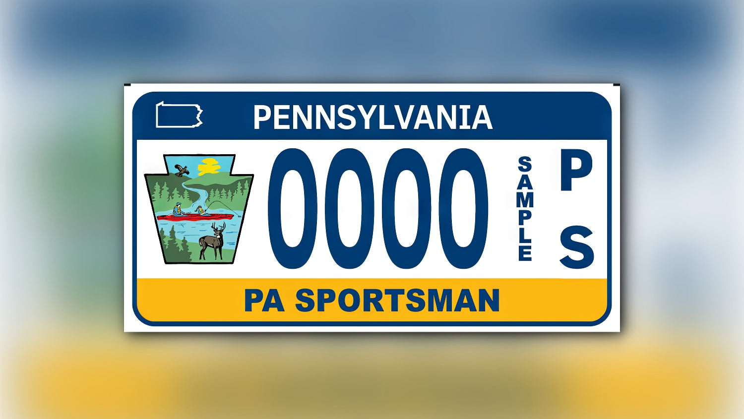 PennDOT Unveils New PA Sportsman License Plate