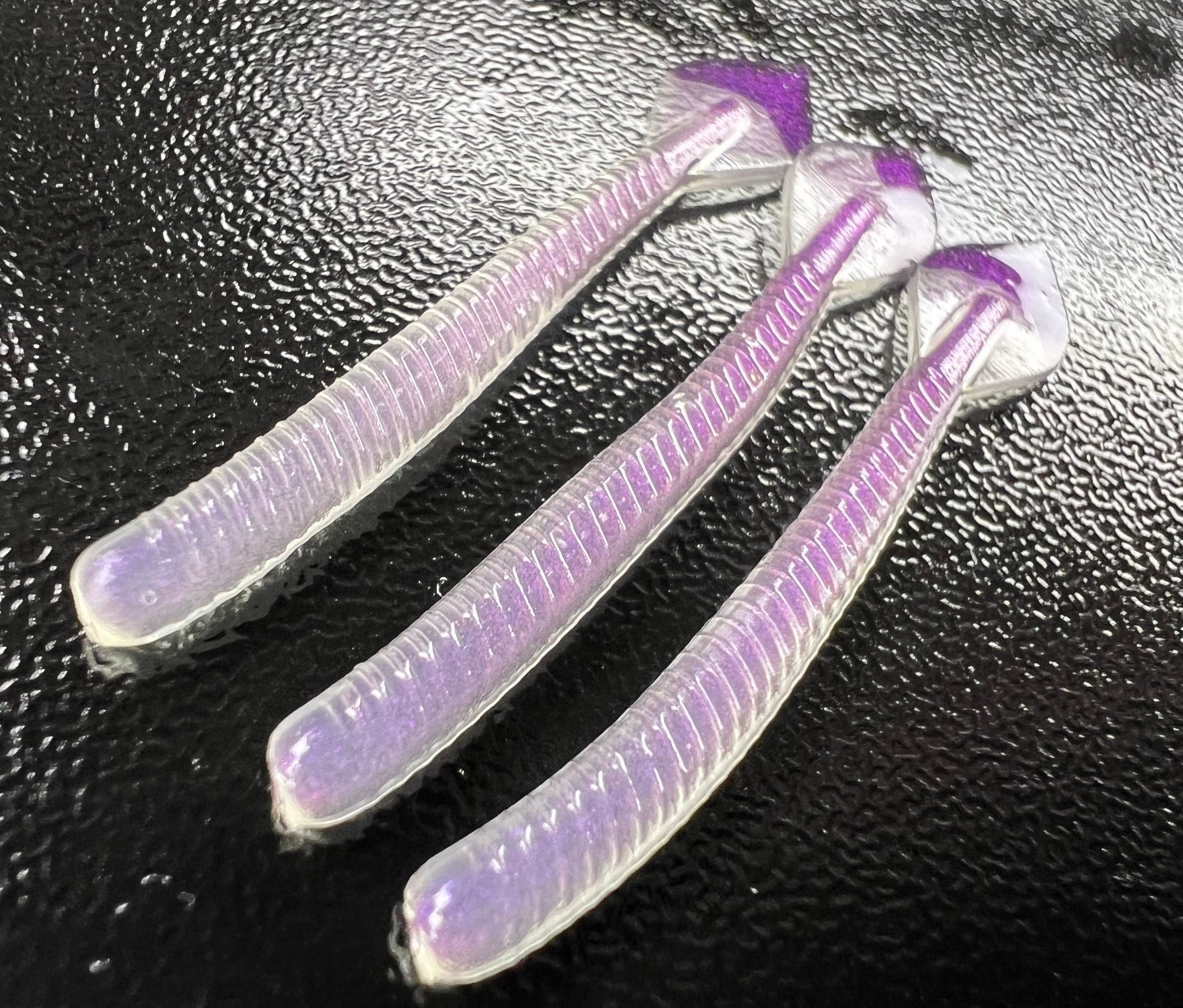 1.5" Bloodworm Spade Tail (BST) 12 pack