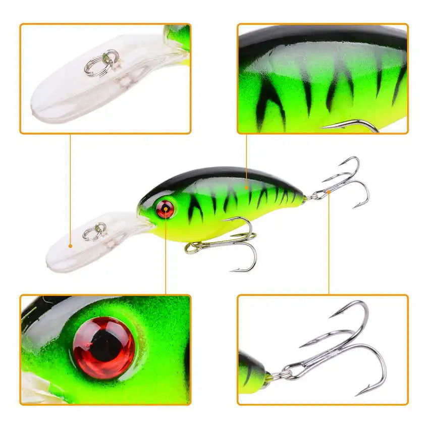 10cm 14g Crankbait Fishing Lure Bobber Bargain