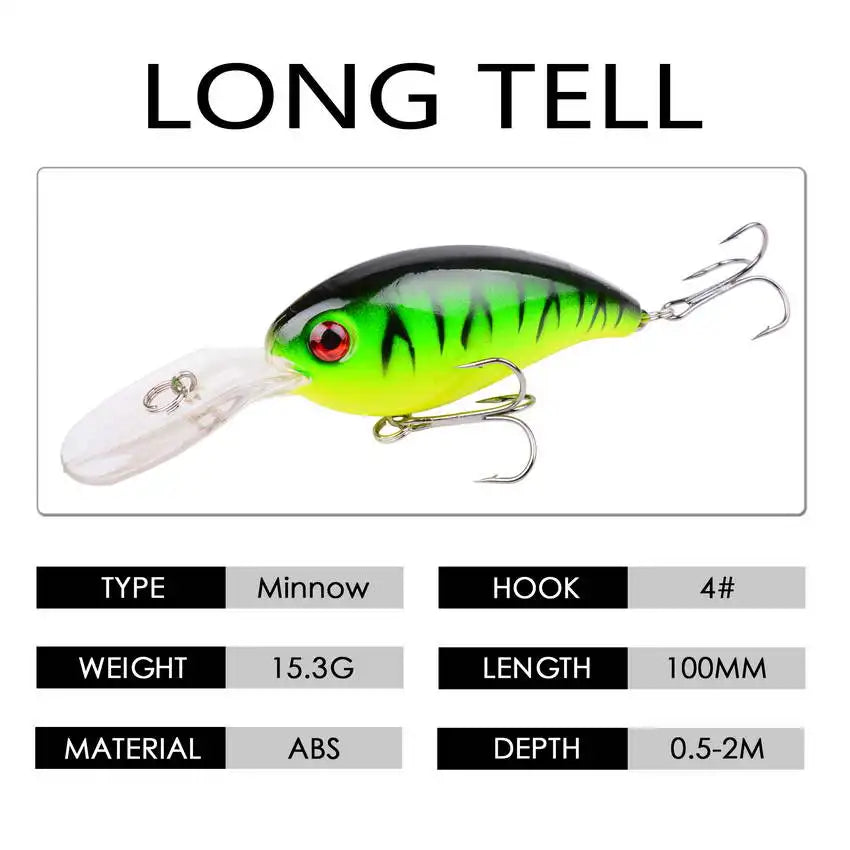 10cm 14g Crankbait Fishing Lure Bobber Bargain