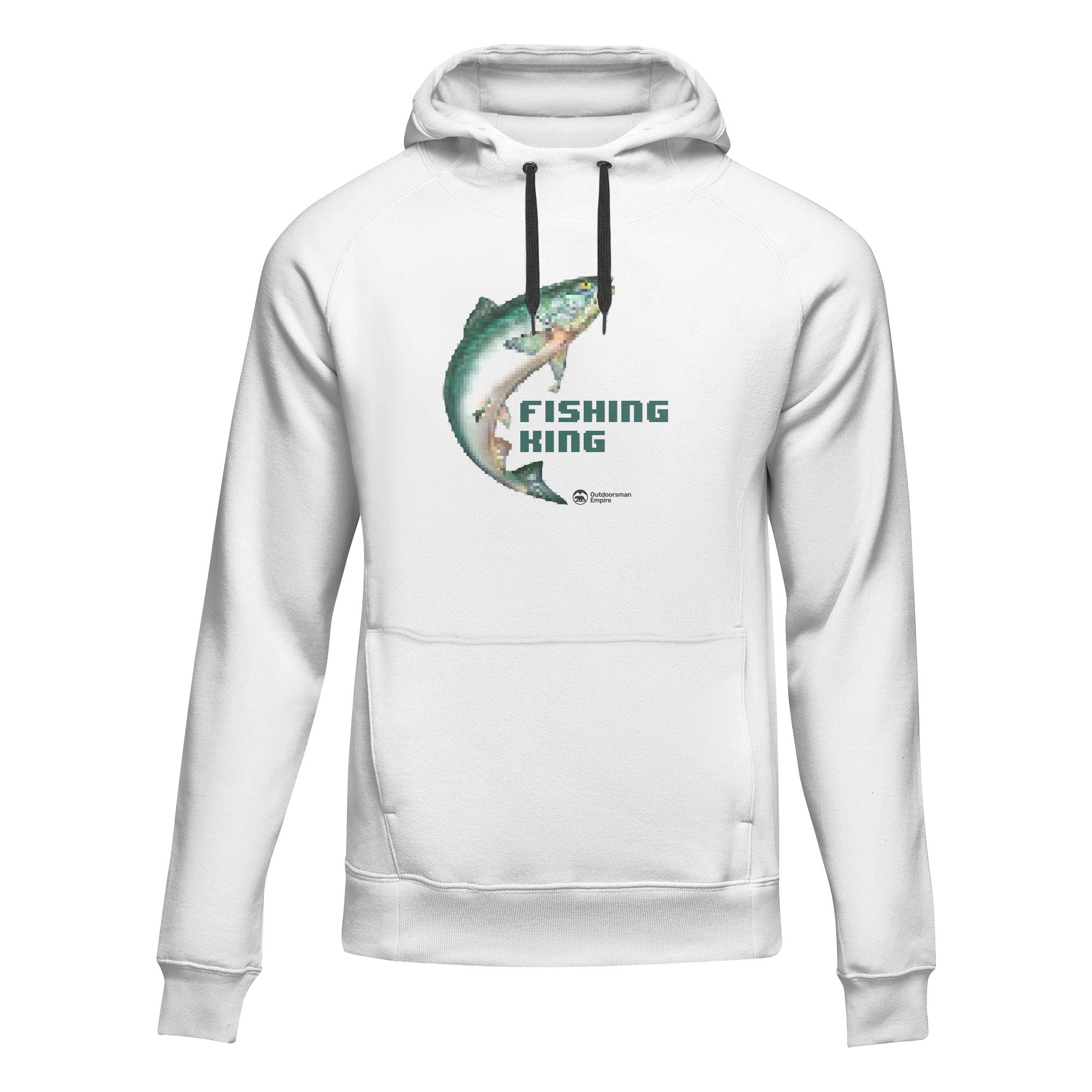 Fishing Pixelated Unisex Hoodie