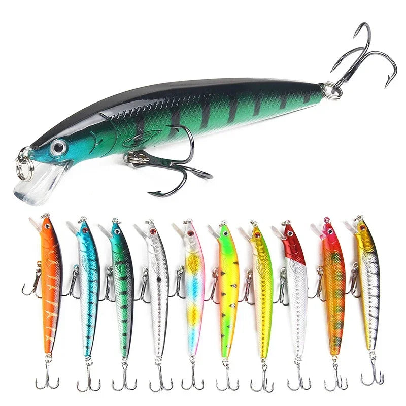 1Pcs Japanese Minnow Fishing Lures Floating Hard Bait95mm 7g Artificial Bait Wobbler Crankbait Carp Perch Pesca Fishing Tackle Bobber Bargain