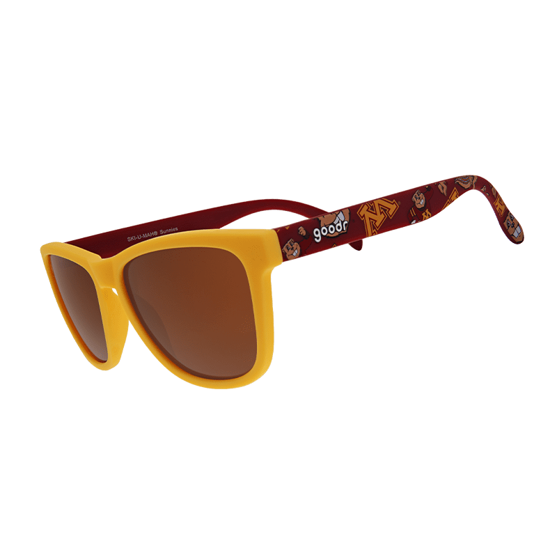 Lunettes de soleil polarisées « Ski-U-Mah Sunnies » édition limitée, édition collégiale du Minnesota 