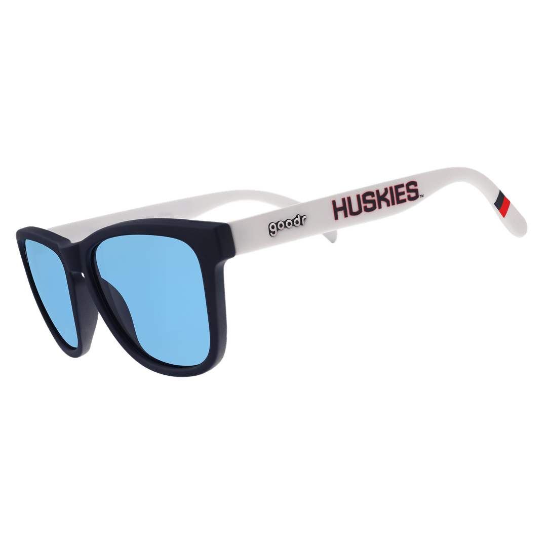 Lunettes de soleil polarisées « UCONN, UCONN, UCONN, UCONN » de style universitaire 