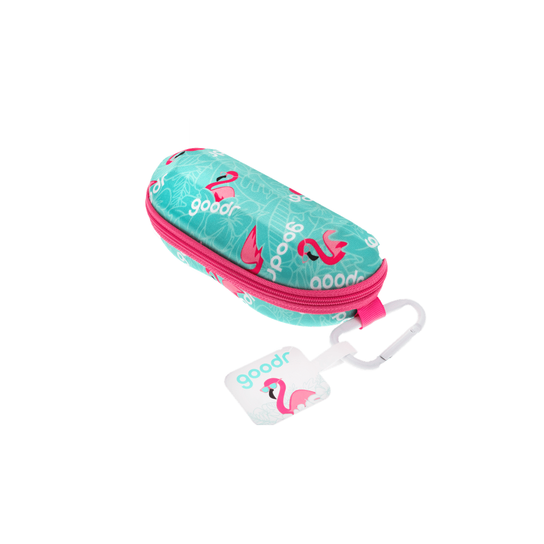 Estuche para gafas de sol con mosquetón "Best Case Scenario"