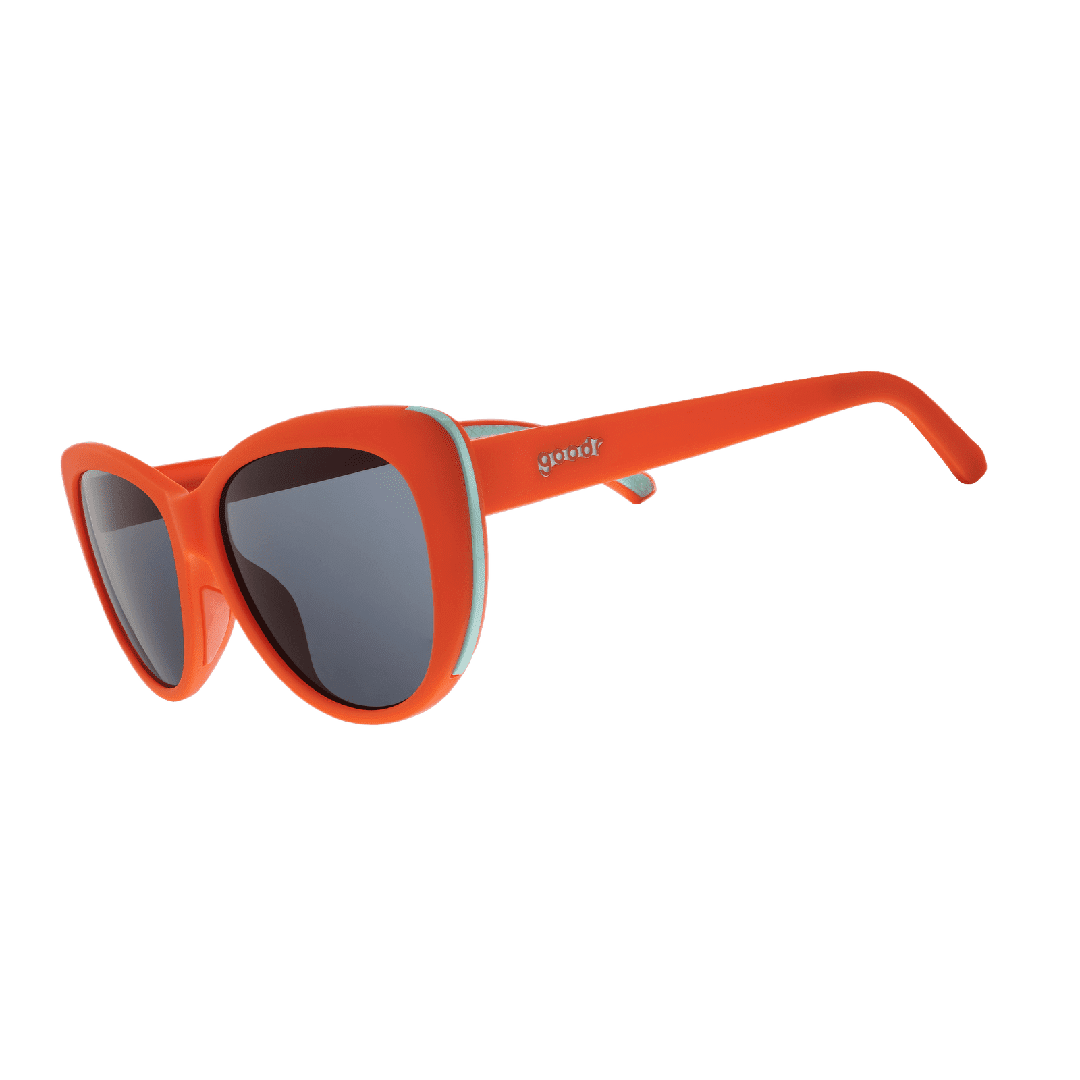 Lunettes de soleil polarisées orange Glam G « Ties Cherry Stem With Tongue »