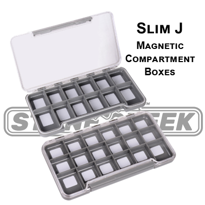 Caja magnética para moscas Slim J