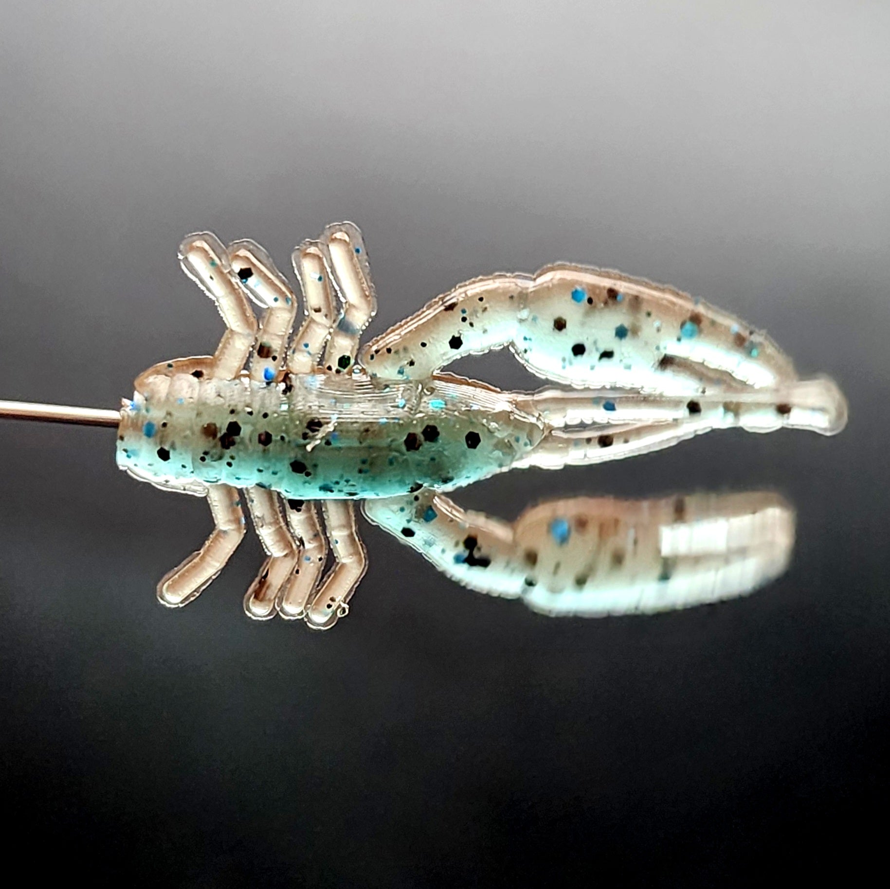Frasco de microcangrejos de río de 1 pulgada "The Creek Crawler"