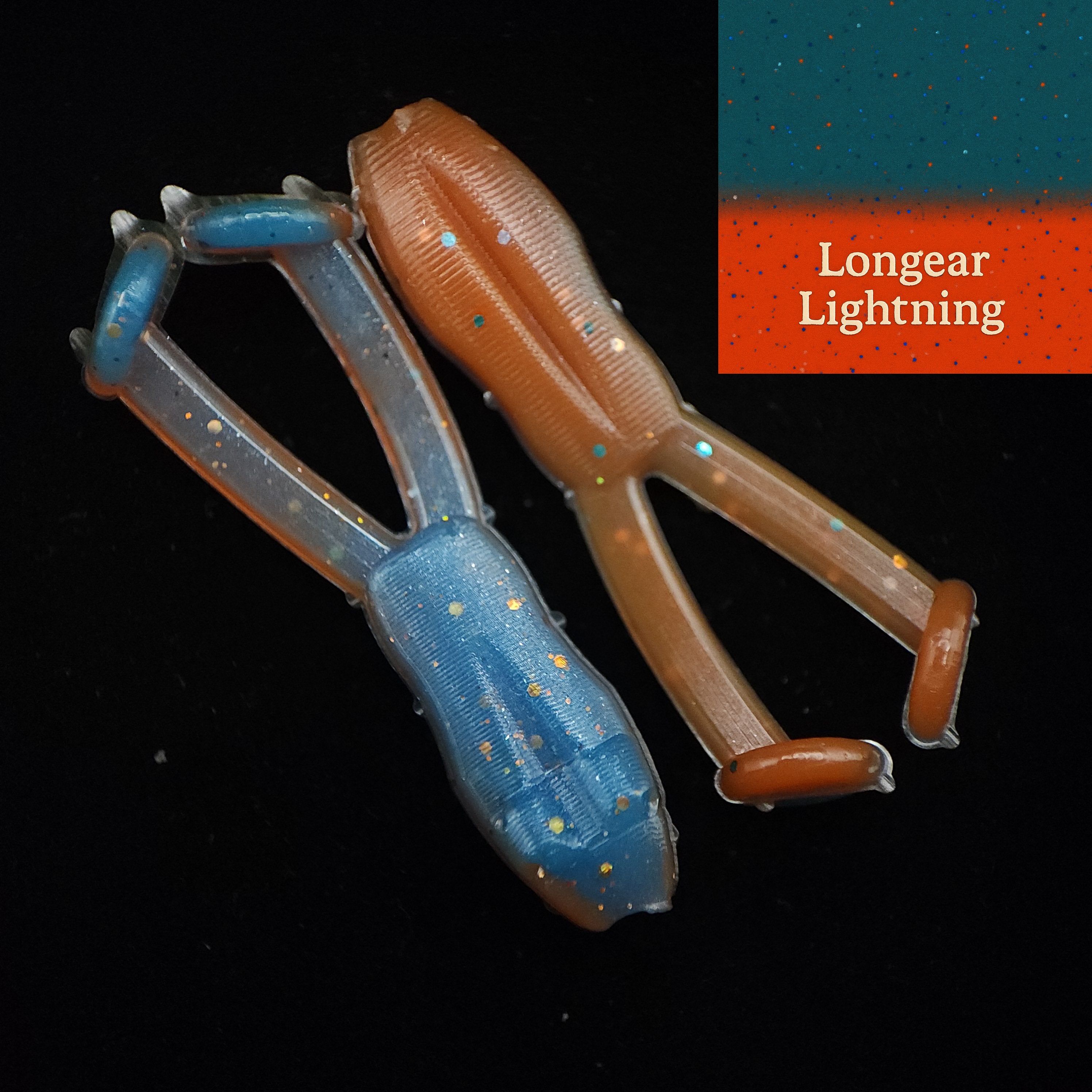 Rana micro de 1,7 pulgadas "The Creek Croaker"