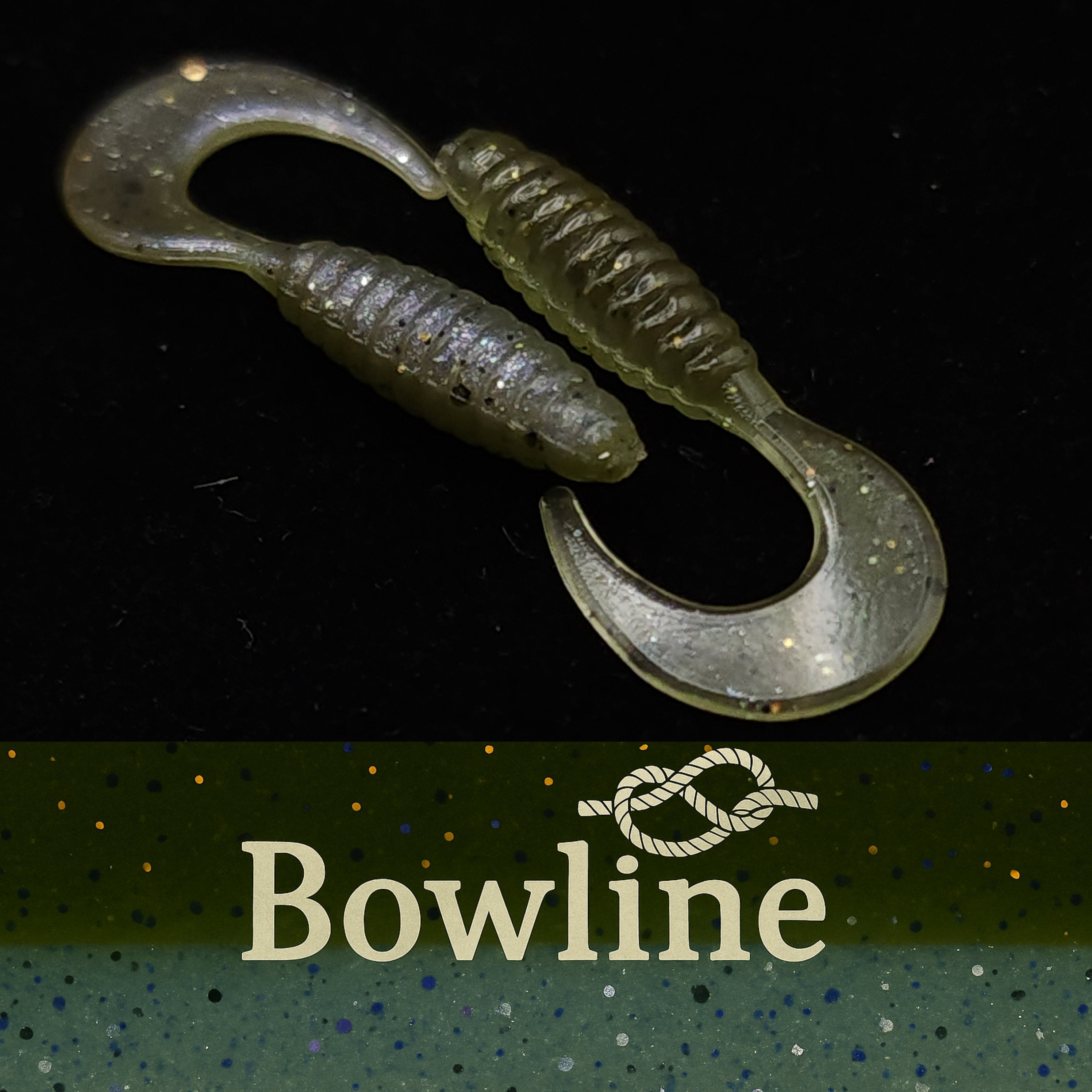 Larve à queue micro-courbée de 2,5 cm « Le Tennessee Twister »
