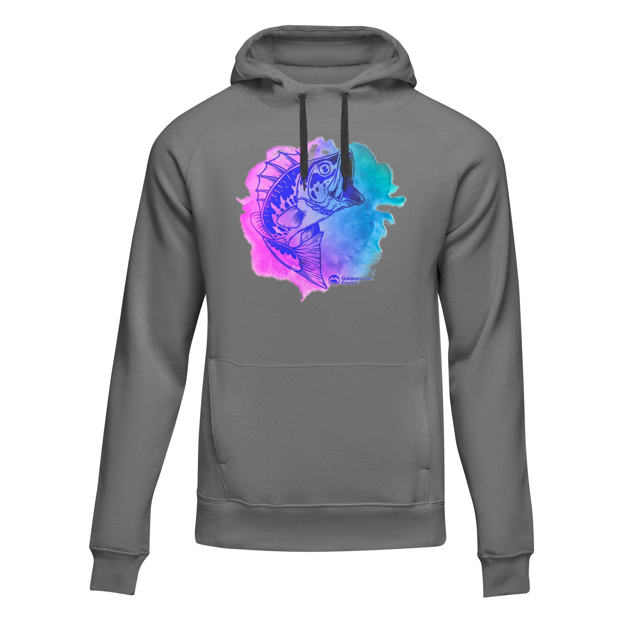 Watercolor Fishing Unisex Hoodie