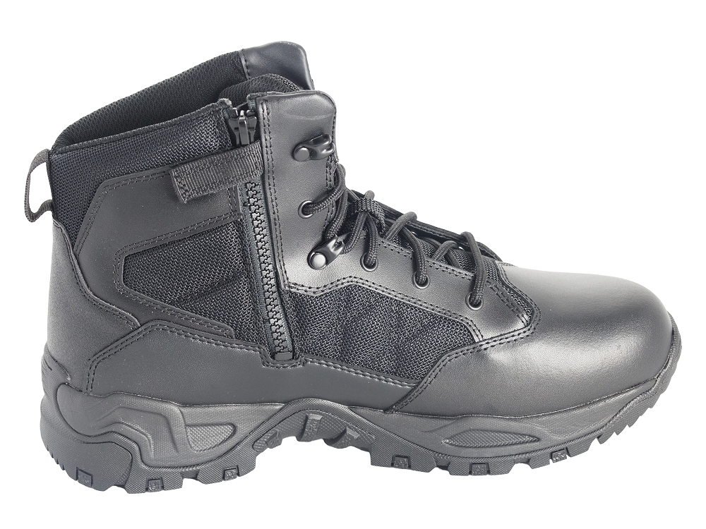 Botas Scout para clima cálido de 6" con cremallera lateral y puntera pulible