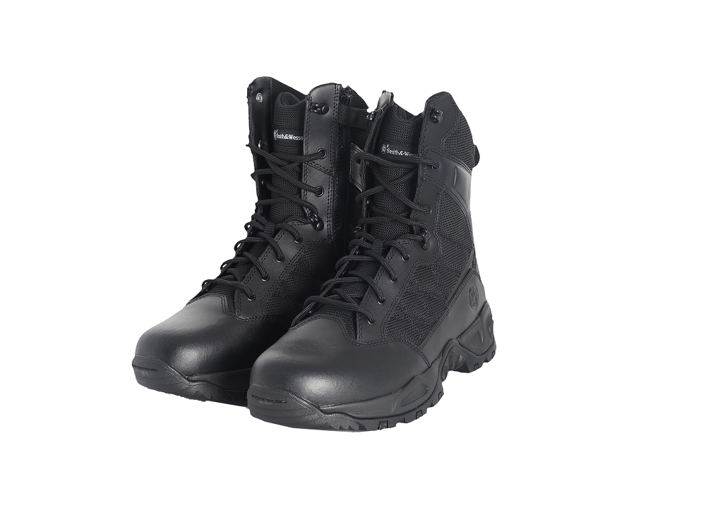 Botas Scout para clima cálido de 8" con cremallera lateral y puntera pulible 