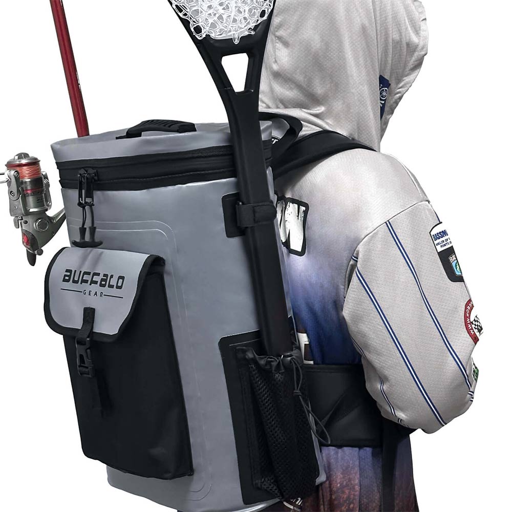 Mochila refrigeradora de pesca de 21QT, bolsa isotérmica para pescado