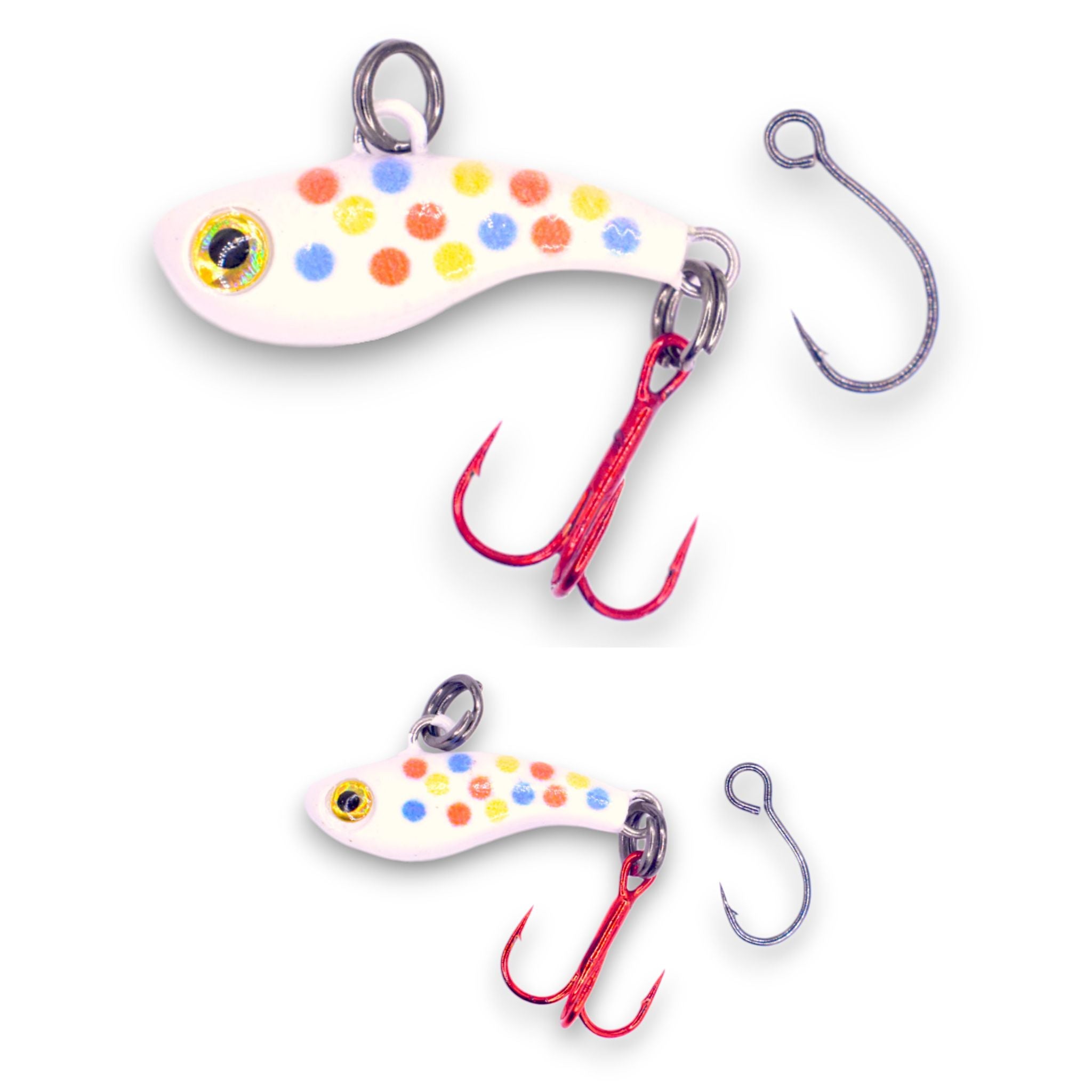 Tungsten T-Rip Wonderbread Glow Mini Vibe Bait