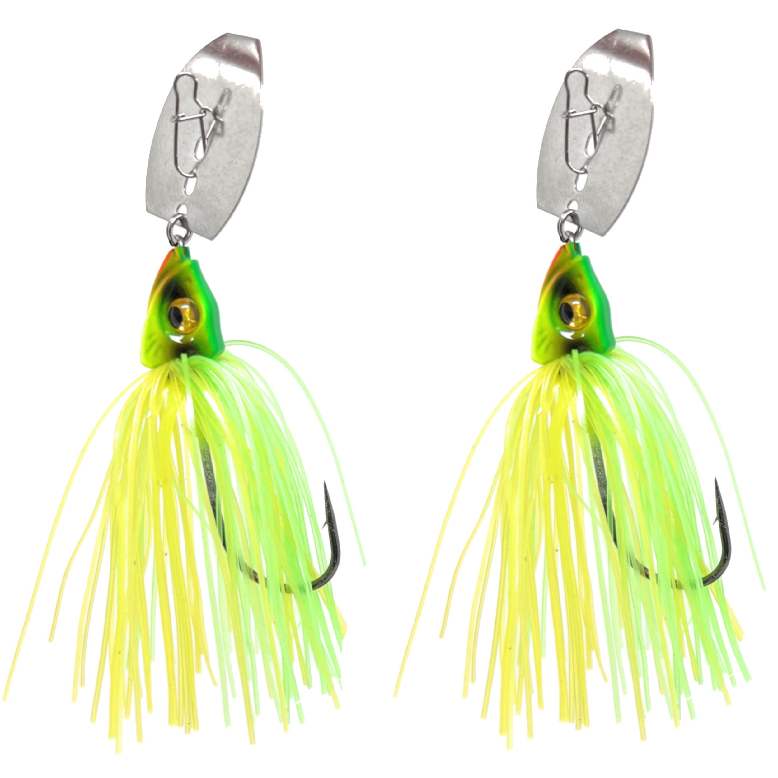 Jigs de natación con cuchillas vibratorias de tungsteno Reaction Tackle (paquete de 2)