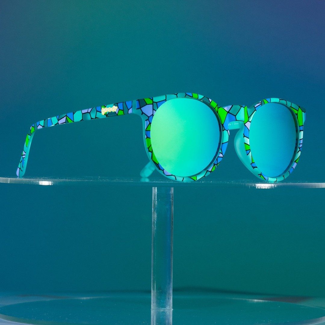 Lunettes de soleil polarisées Circle G « Moody Mosaic Musings » en édition limitée 