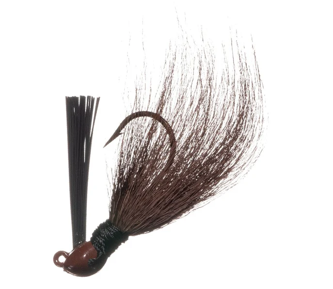 3/8 oz Bucktail Jigs (6/cd, Brown) Bobber Bargain