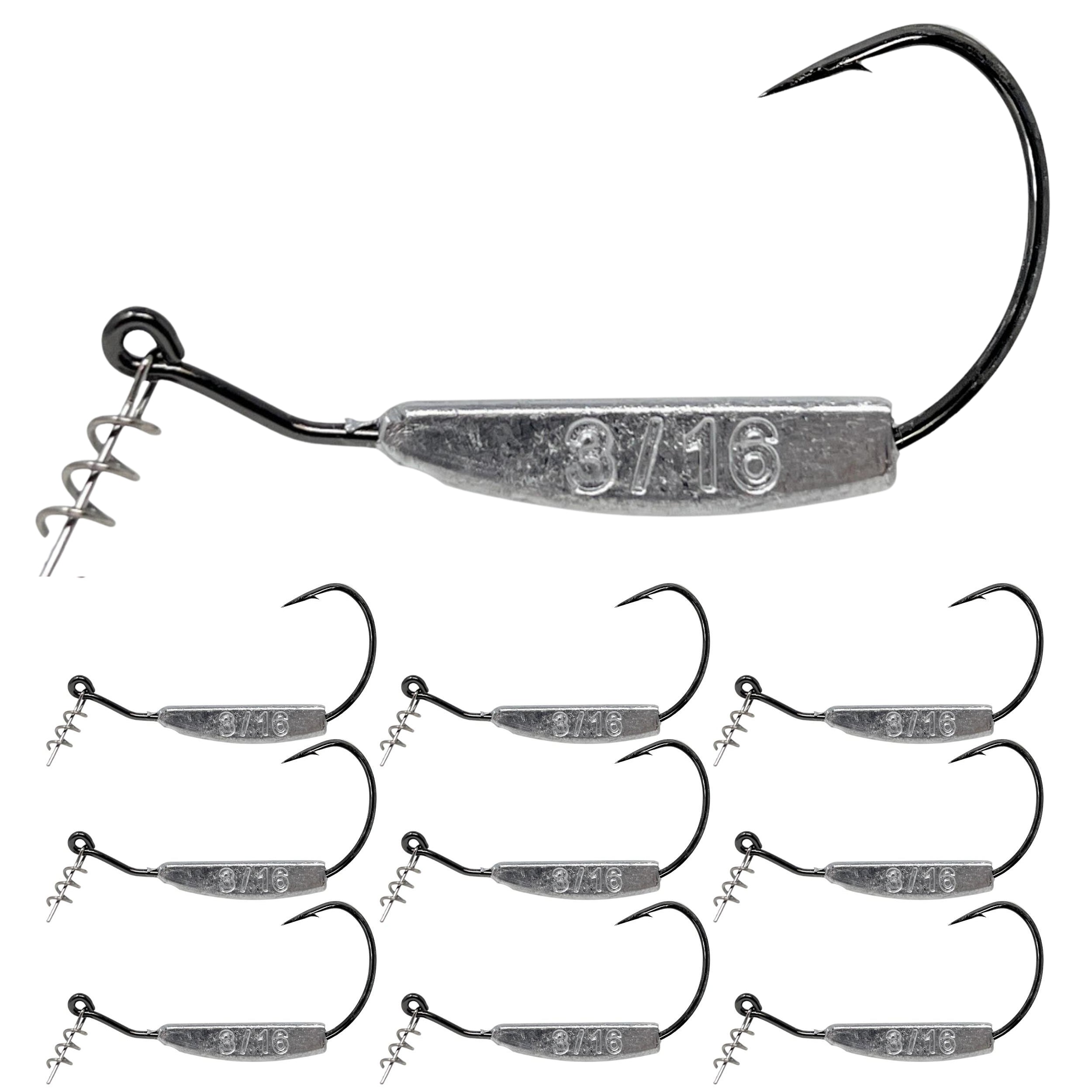 Anzuelos para swimbait con peso de plomo Reaction Tackle (paquete de 10)