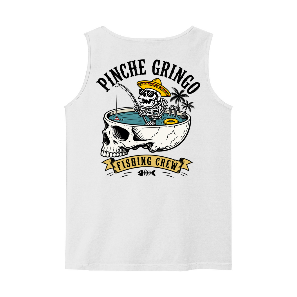 Pinche Gringo Fishing Crew Skull Pool Tank