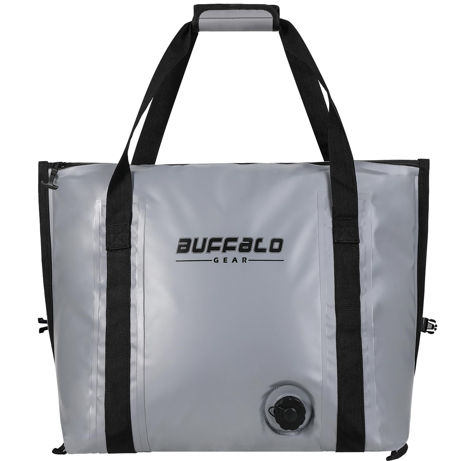 Bolsa nevera para pescado de 37 QT con base plana
