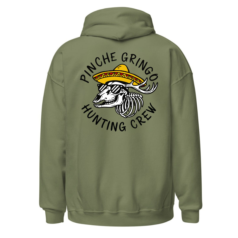 Pinche Gringo Hunting Crew Hoodie