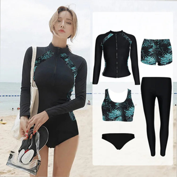 4/5-Piece Swimwear Set + Rash Guard Bobber Bargain