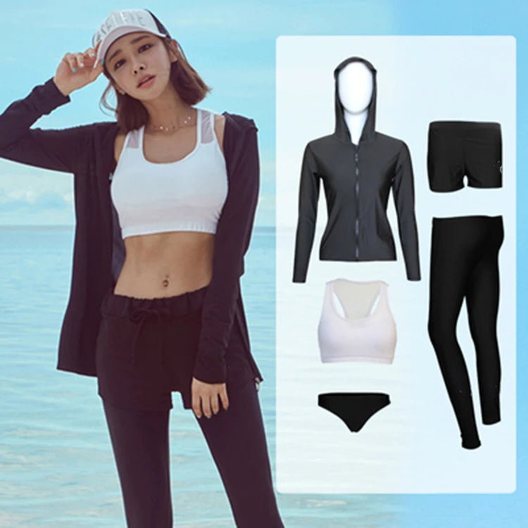 4/5-Piece Swimwear Set + Rash Guard Bobber Bargain