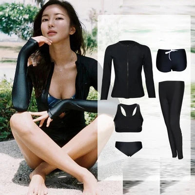 4/5-Piece Swimwear Set + Rash Guard Bobber Bargain