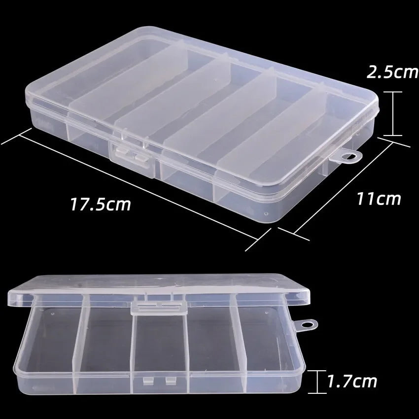 5-Compartment Fishing Tackle Box Bobber Bargain