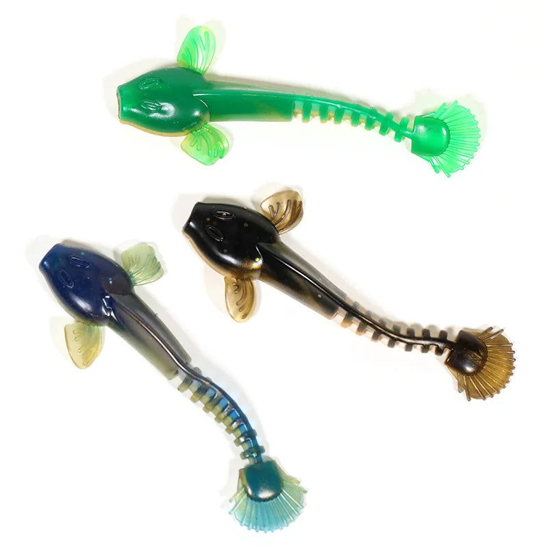 5pcs Bionic Bait Soft Bait Flat Tailed Bobber Bargain