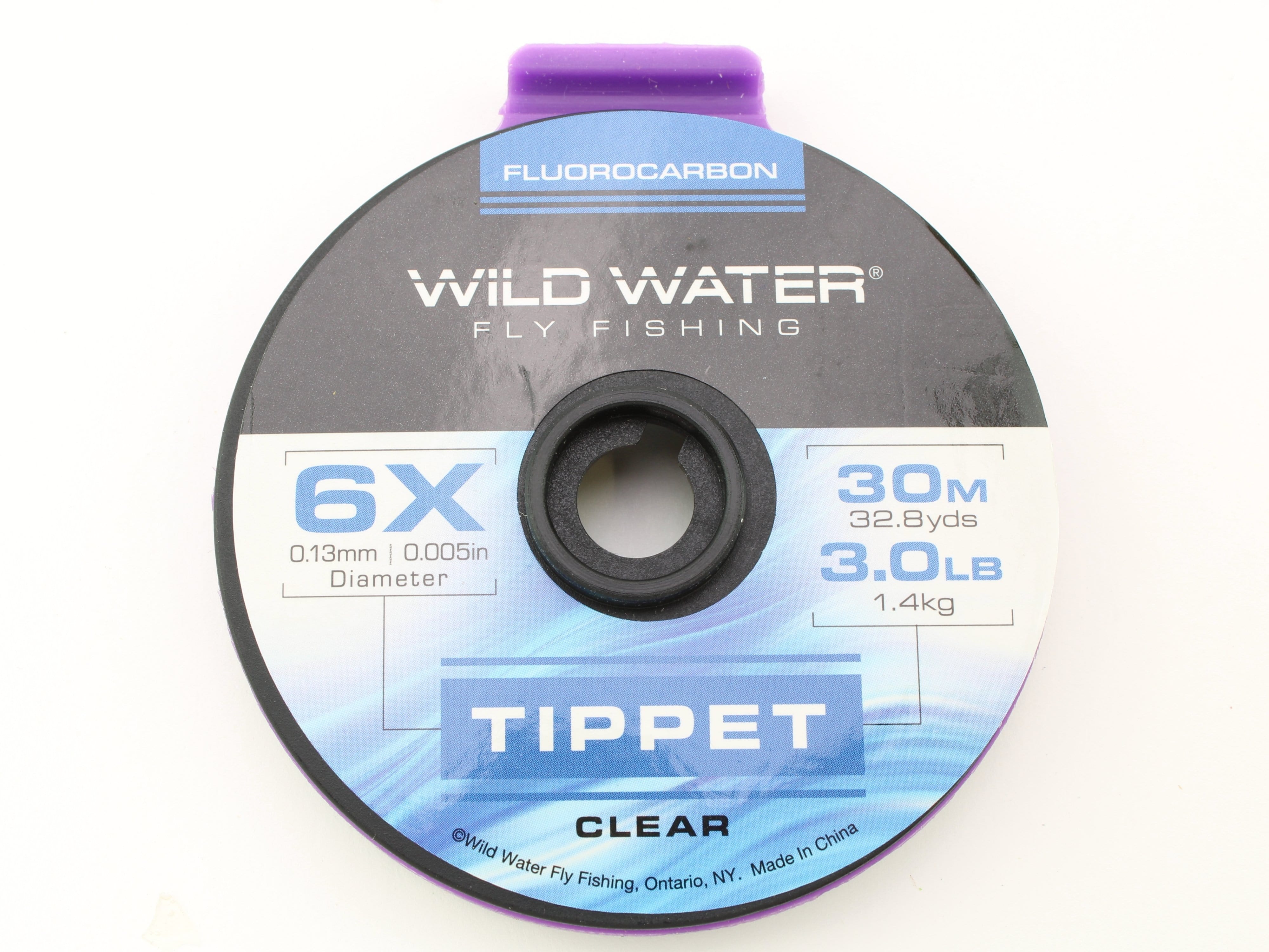 Bobina de tippet de fluorocarbono 6X, 30 m | Pesca con mosca en aguas bravas