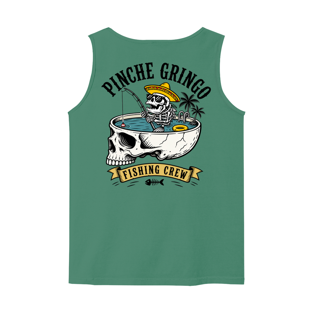 Pinche Gringo Fishing Crew Skull Pool Tank