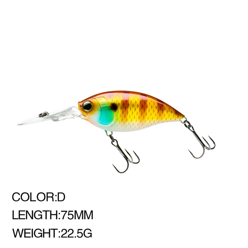 75mm Deep Diving Crankbait Bobber Bargain