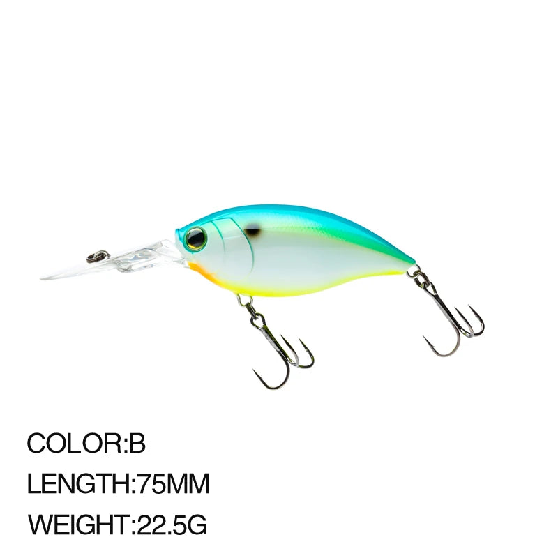 75mm Deep Diving Crankbait Bobber Bargain