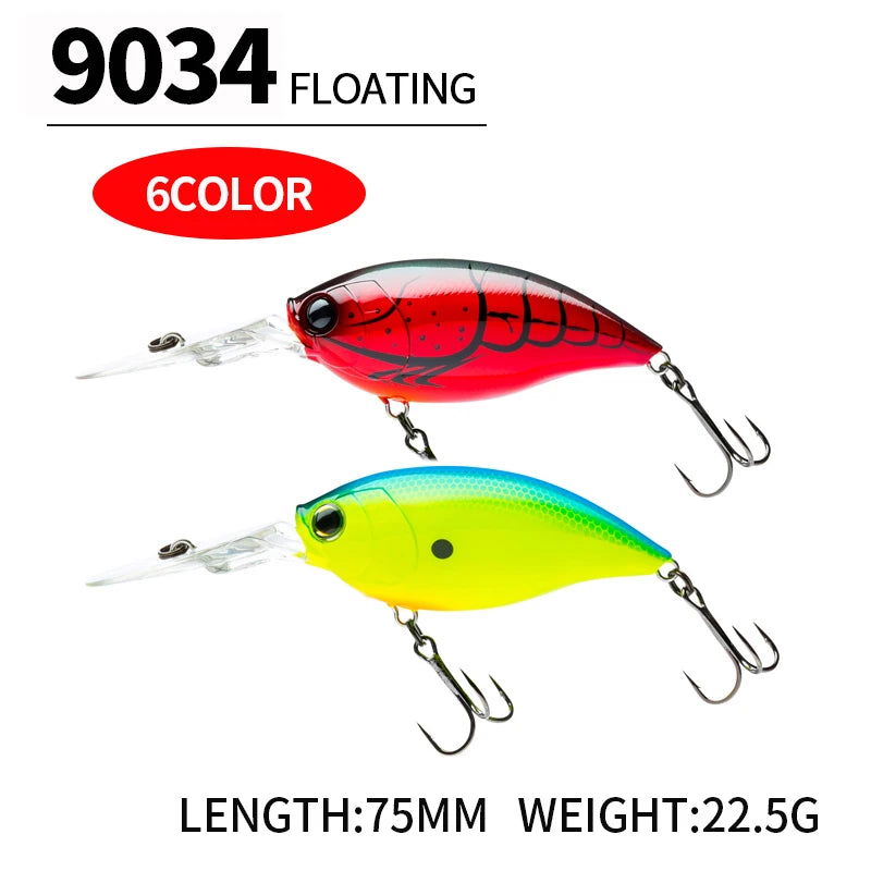 75mm Deep Diving Crankbait Bobber Bargain