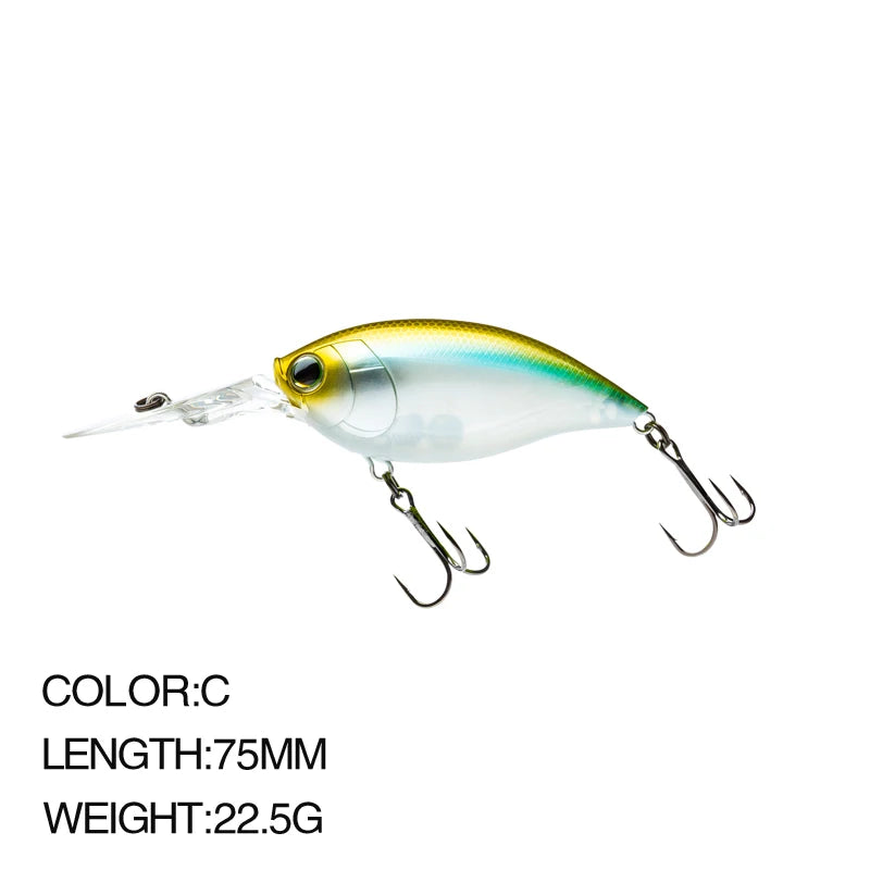 75mm Deep Diving Crankbait Bobber Bargain