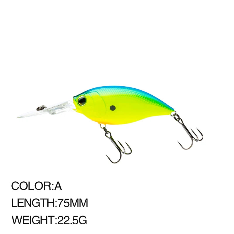 75mm Deep Diving Crankbait Bobber Bargain