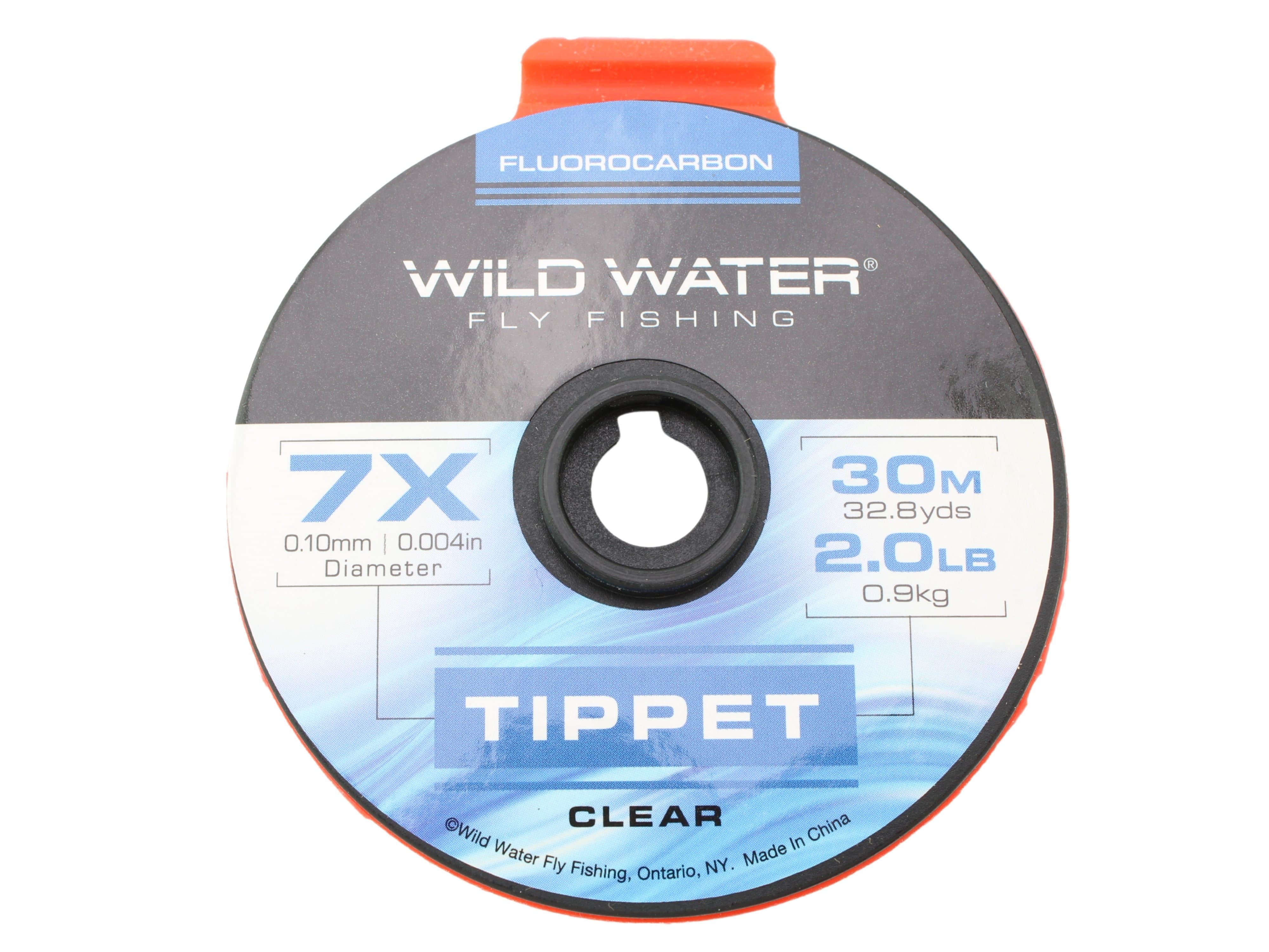 Bobina de tippet de fluorocarbono 7X, 30 m | Pesca con mosca en aguas bravas