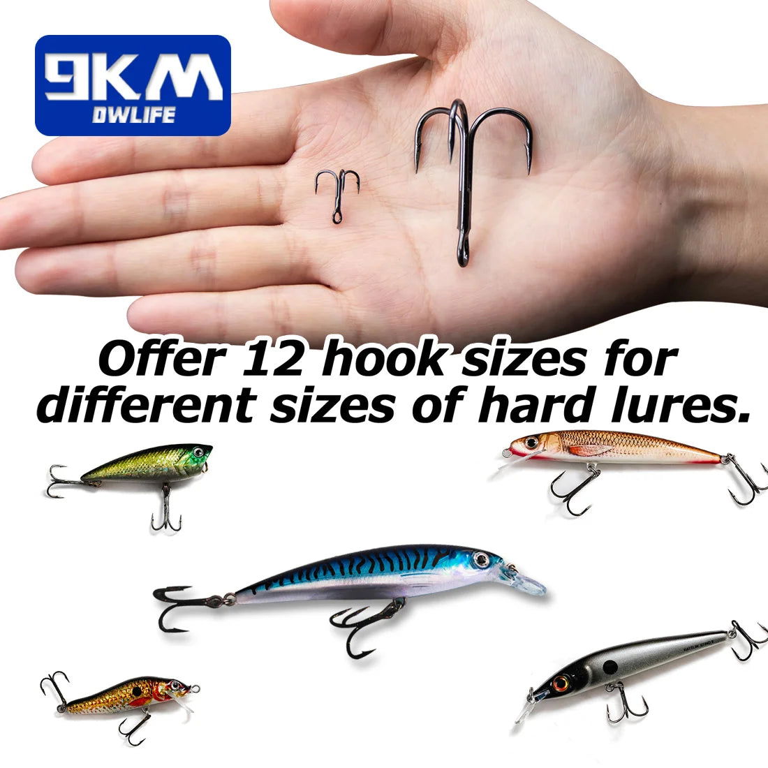 9KM Treble Hooks (Fishing) Bobber Bargain