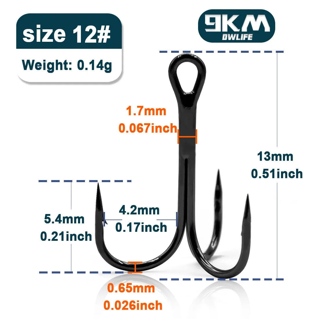 9KM Treble Hooks (Fishing) Bobber Bargain