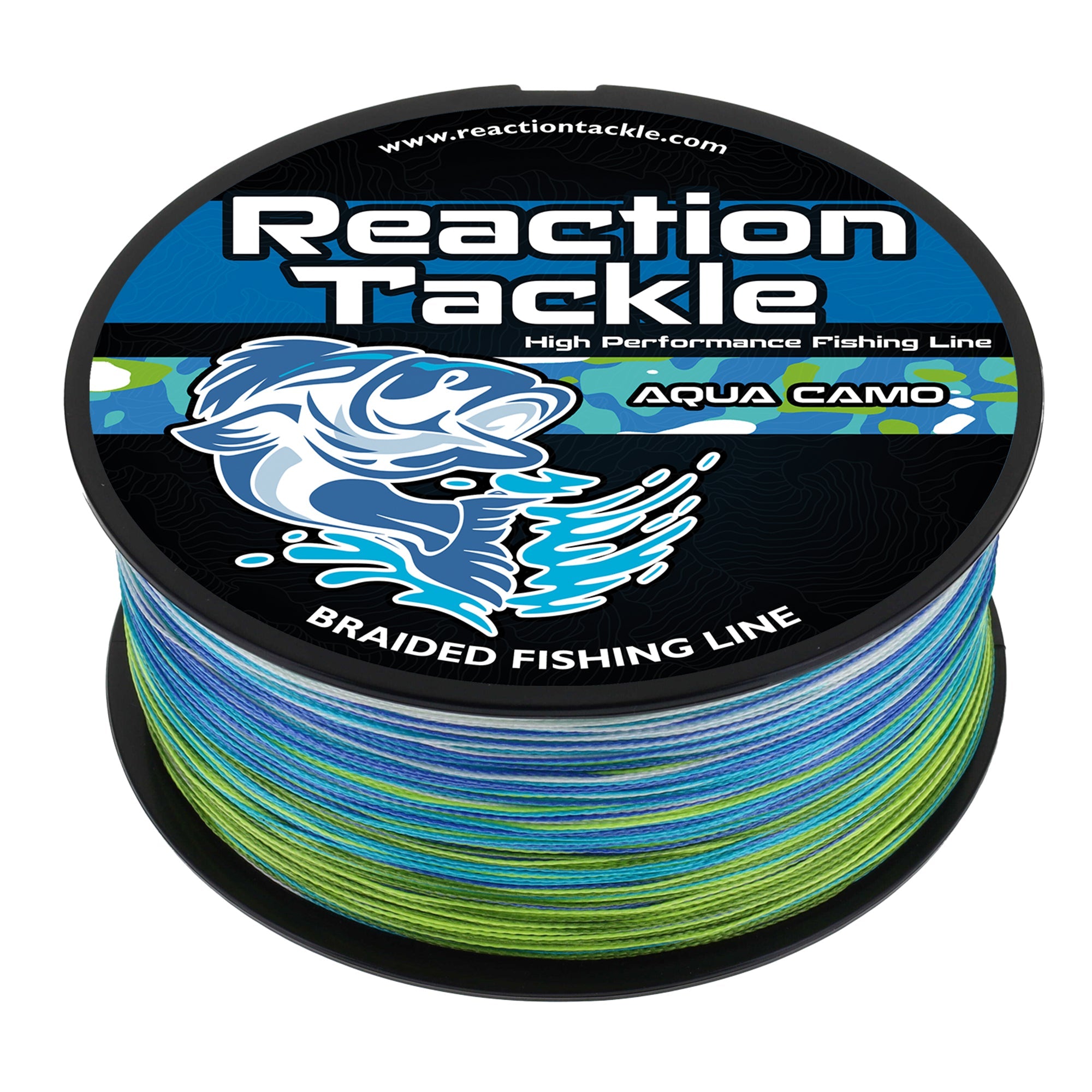 Línea de pesca trenzada Reaction Tackle - Camuflaje acuático