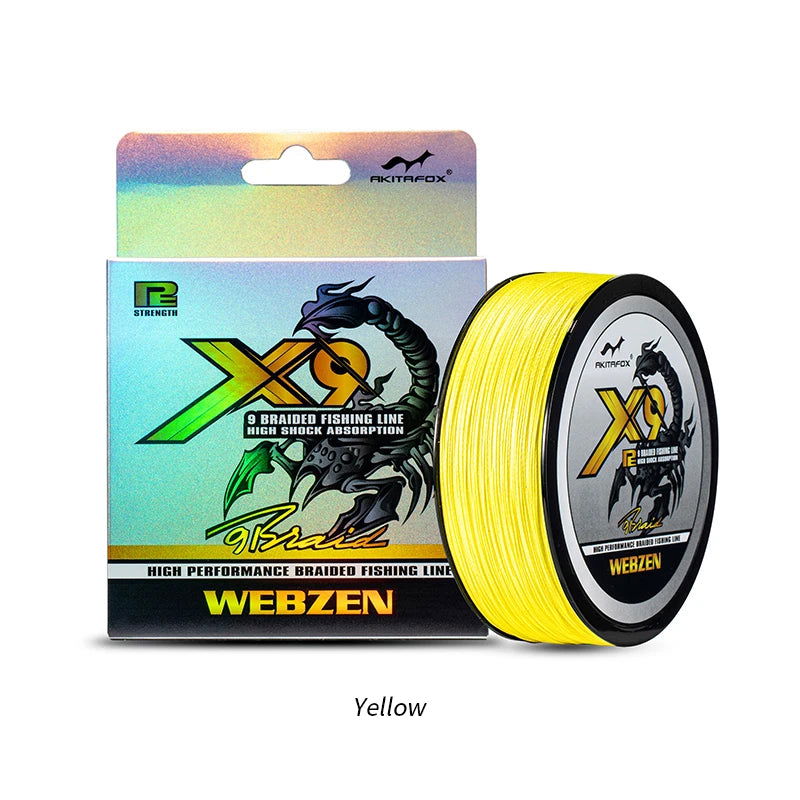 Akitafox X9 Braided Line (100m) Bobber Bargain