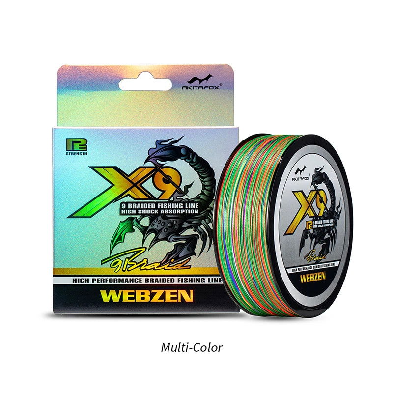 Akitafox X9 Braided Line (100m) Bobber Bargain