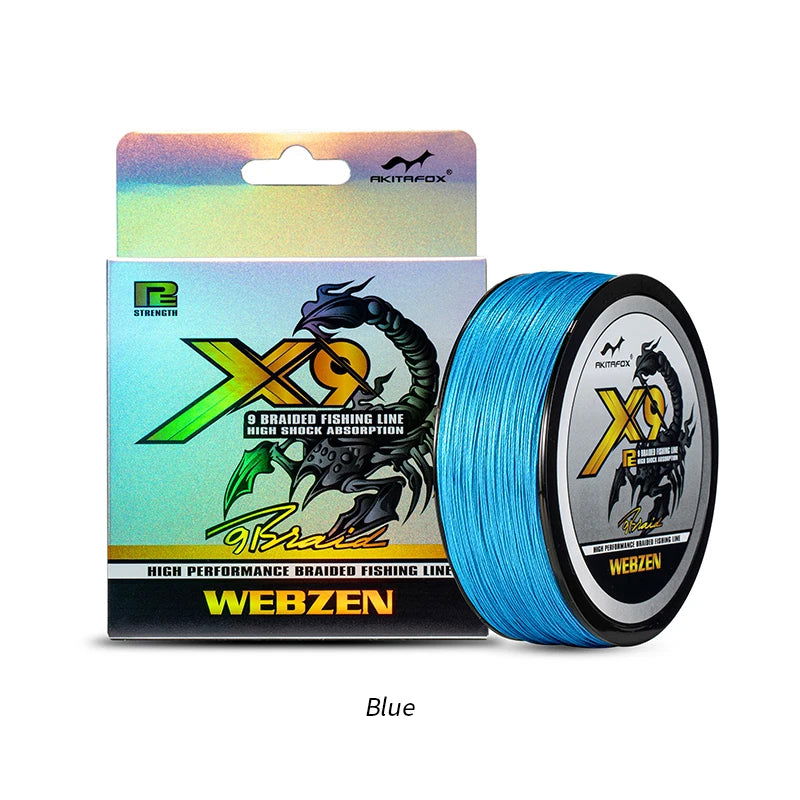 Akitafox X9 Braided Line (100m) Bobber Bargain