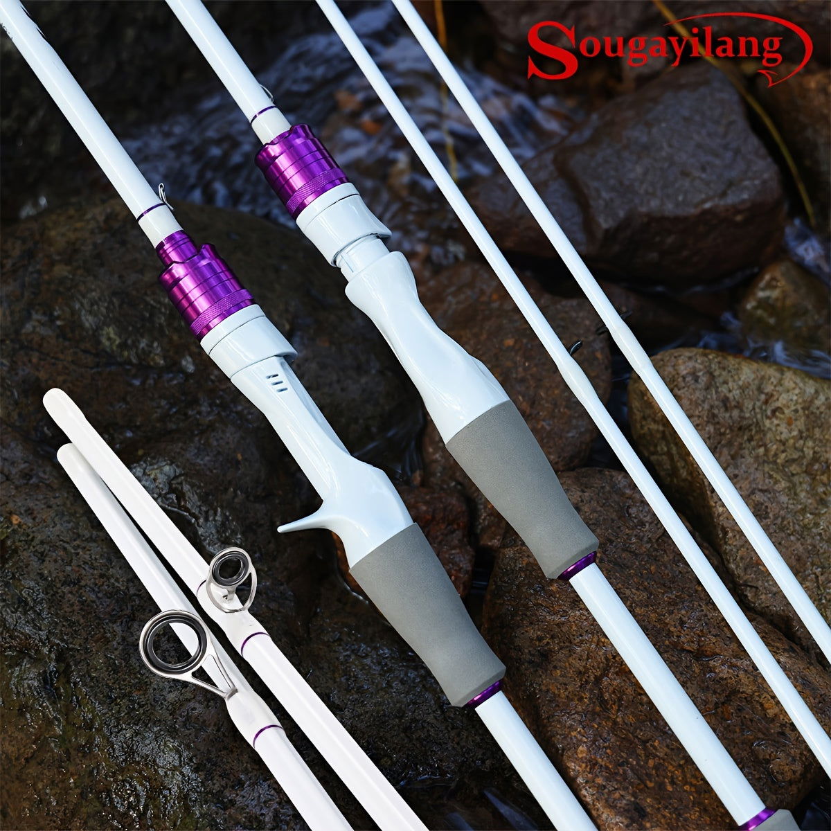 Amethyst Angler Fishing Rod Bobber Bargain