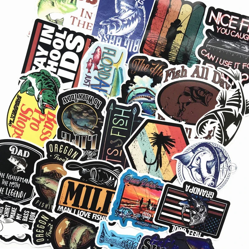 Angler Sticker Pack Bobber Bargain